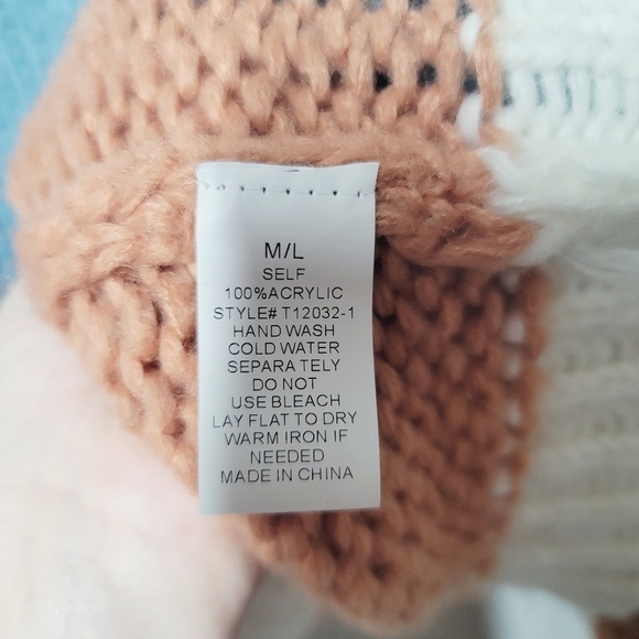 Blue B Thick Knit Cowl Neck Sweater Top - Picture 5 of 6